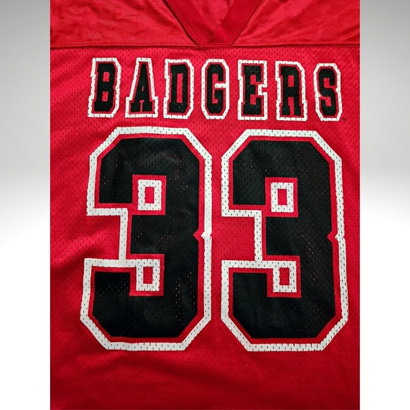 Vintage 90's Logo Athletic Wisconsin Badgers Ron Dayne Football Jersey XXL USA - Picture 3 of 9